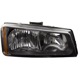 HEADLIGHTSDEPOT Headlight Right CAPA Certified Compatible with 03-06 Avalanche 1500 2500/03-06 Silverado And 05-06 Avalanche 1500/07 Silverado And 05-06 Avalanche 15