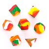 UBEUCK Silicone Dice, DND7PCS Piece Silicone Dice Set, with Flannelette