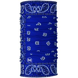 BUFF Adult CoolNet UV+ XL Multifunctional Headwear and Face Mask, Santana Navy, X-Large