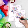 dsjaidh Roller Skating Party Birthday Invitation Cards With Envelopes -