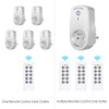 DEWIN Remote Control Sockets, Pack of 5, Smart Wireless Control,