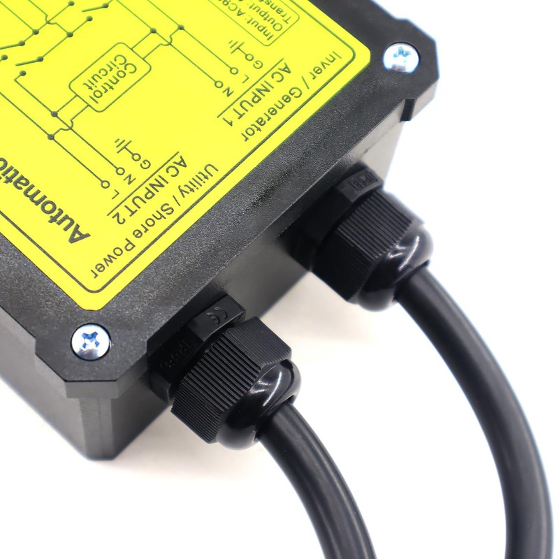 AC120V 15Amp Automatic Transfer Switch Generator Transfer Switch Auto Transfer