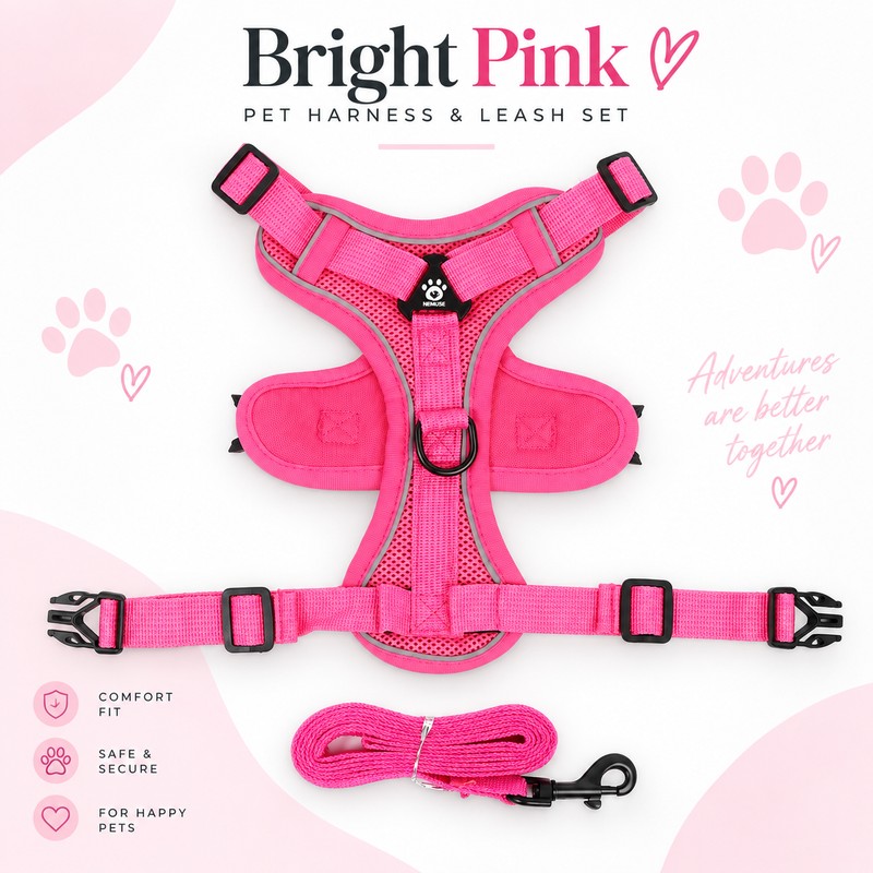 Cat Harness and Leash Set for Indoor Cats & Small