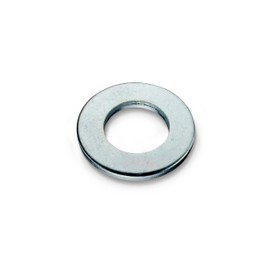 DOJA Barcelona Washer M16 Galvanised Steel Pack of 20 Washers Set for Screws, Washers Assortment for Door Hinge, Fitschenringe Room Doors, Body Washers