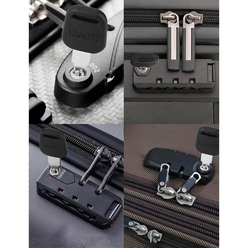 Mellbree TSA002 Key Master Key 2 Lock Key Travel Bag
