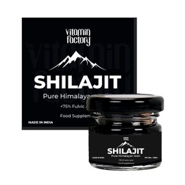 The Vitamin Factory Premium Himalayan Shilajit Resin +75% Fulvic Acid Natural Energy Booster 25g