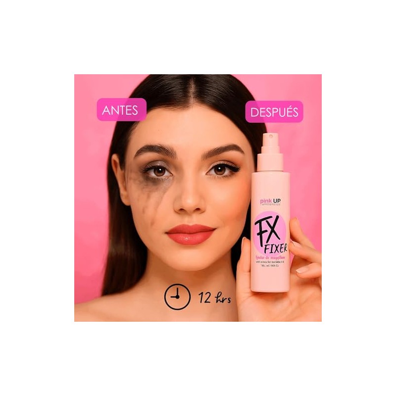 Pink Up Fx Fixer Sella y Prolonga el Maquillaje hasta