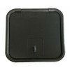 4-1/2" Back Hole BLACK Sewer Hose Hatch Cover 5000 Replacement
