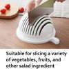 Salad Cutter Bowel Plastic Material Multi-Functional Salad Cutting Bowl for