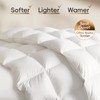 Wellos Twin Size Down Feather Fibers Comforter Duvet Insert -