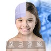 COOLMATE Fabric Swim Cap for Kid 6-14, Silicone Waterproof Layer,