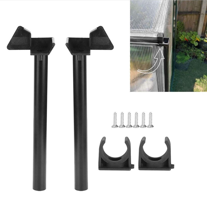 Ejoyous Greenhouse Gutter Downpipe Kit, Pack of 2 Greenhouse Rain