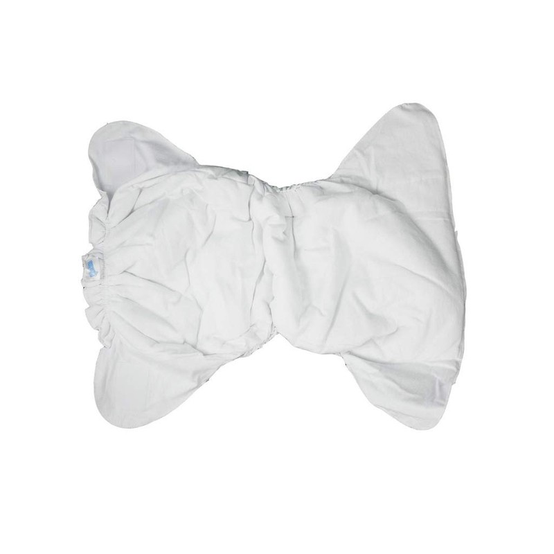 Haian Adult Baby Sissy Incontinence AIO PVC Diapers (Baby Pink,