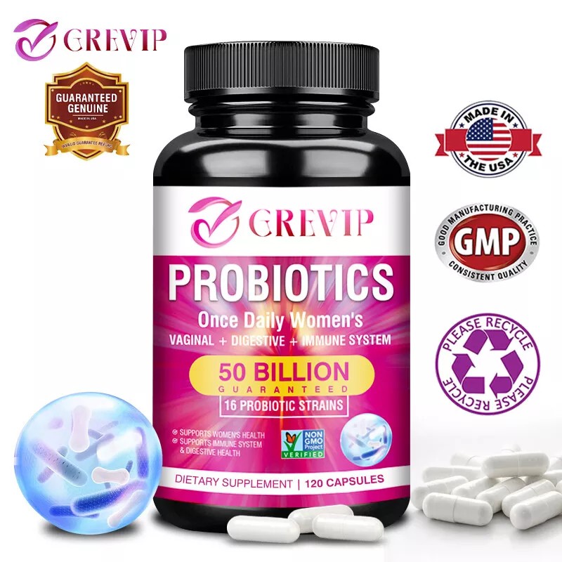 120pcs Probiotics 50 Billion - Prebiotic - Digestive Immune Health,