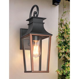 ALVIME Outdoor Wall Lights Fixture, Exterior Wall Lanterns, Waterproof&All-Weather Sconce, Porch Outside Lamps for Entryway, House Front Door Patio Garage, E26 Base&Toughened Glass Glass.