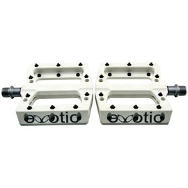 eXotic Thermoplastic Flat BMX MTB Pedals, 6 Colours 350 g/pair Replaceable Pins