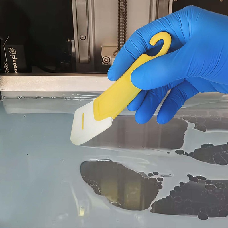 9Pcs UV Resin 3D Printer Must-Have Tool, Scraper, Silicone Spatula,