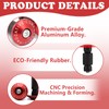 Zeaying Pack of 2 Bar End Motorcycle Handlebar Weights, Motorcycle