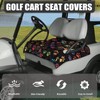 Biyejit Colorful Paws Golf Cart Towel Blanket with 4 Front