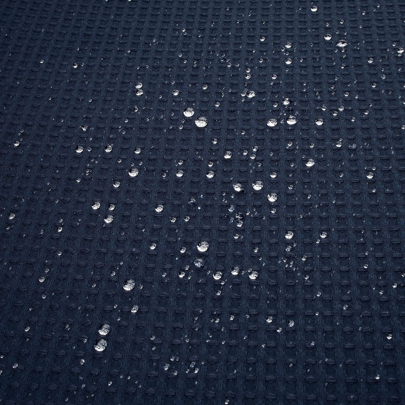 River Dream Heavyweight No Hooks Required Dotted Waffle Weave Shower