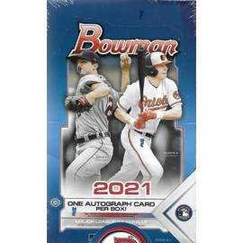 Bowman 2021 Bowman Baseball Factory Sealed Hobby Box