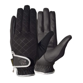 AK Warm Cozy Horse Riding Gloves Windproof Fabric & For Daily Dressing (Black, XS)