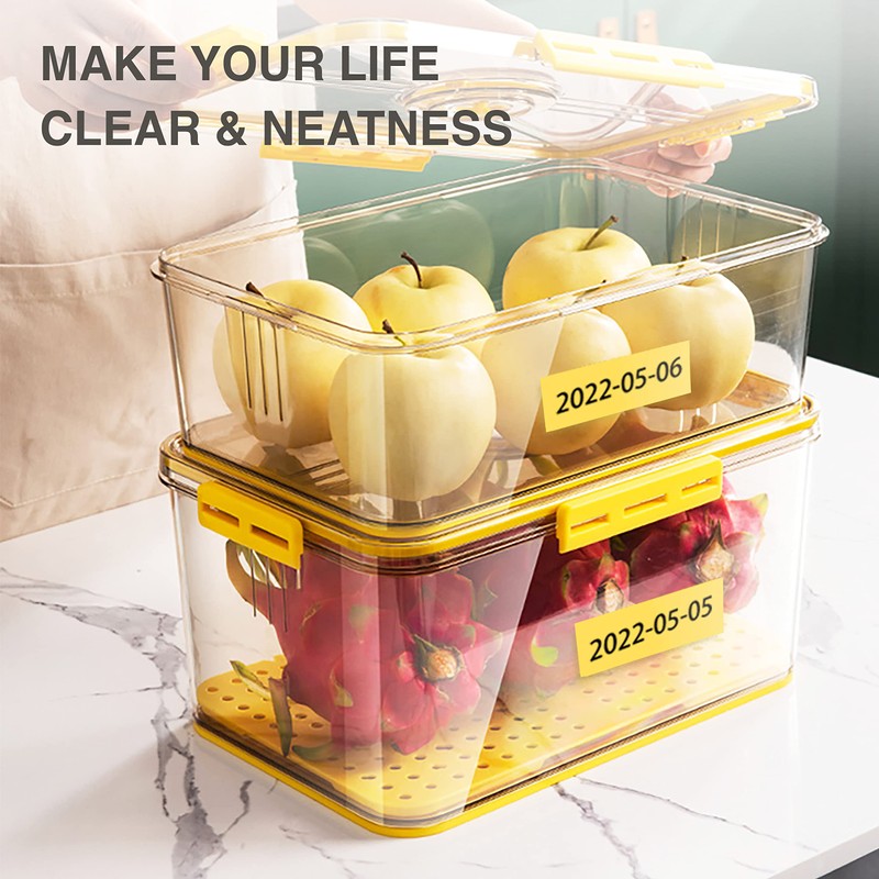 SUPVAN E10 & E11 & E16 Label Maker Tape, 15mm