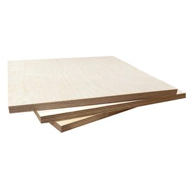 1/2" x 12 x 12 Baltic Birch Plywood – B/BB Grade (Package of 3) Perfect for Arts and Crafts, School Projects and DIY Projects, Drawing, Painting, Wood Engraving, Wood Burning and Laser Projects