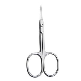NOLITOY Stainless Steel Beauty Scissors Set 2-Piece Eyebrow and Eyelash Grooming Kit for Women Precision Tip Scissors Non-Slip Grip for Personal Care