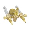 RX WELD Dual Output Argon Regulator Flow Meter Mig Tig