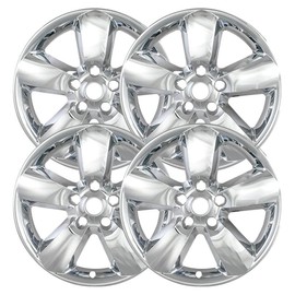 OxGord Wheel Skins Compaitlble with Select 2013-2024 Ram 1500, 2500, 3500 (Set of 4) - Impostor ABS Chrome Wheel Covers for 20 inch Steel Wheels - Auto Accessories Tire Rim Replacement