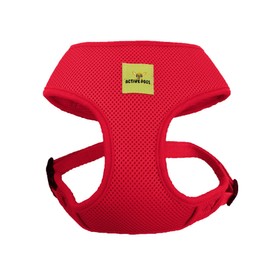 Active Dogs Dog Harness No Pull & No Choke Adjustable Pet Vest Harness for Dogs Reflective Adjustable Breathable Front Clip Pet Harness for Small Medium and Large Dogs (Small, Red)