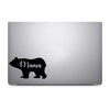 Bargain Max Decals Mama Bear Silhouette Decal Notebook Car Laptop