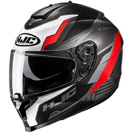 HJC C70 Silon Full Face Motorcycle Helmet with HJ-20M Pin-lock Shield, DOT Approved (MC1, Medium)