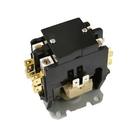 LUCKTE Definite Purpose Two Pole / 2Pole Contactor 40Amps New Upgraded AC Condenser Contactor 24V Coil Replacement Air Conditioner