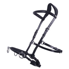 QHP Cavesson Leather, Size: WB, Colour QHP: Black