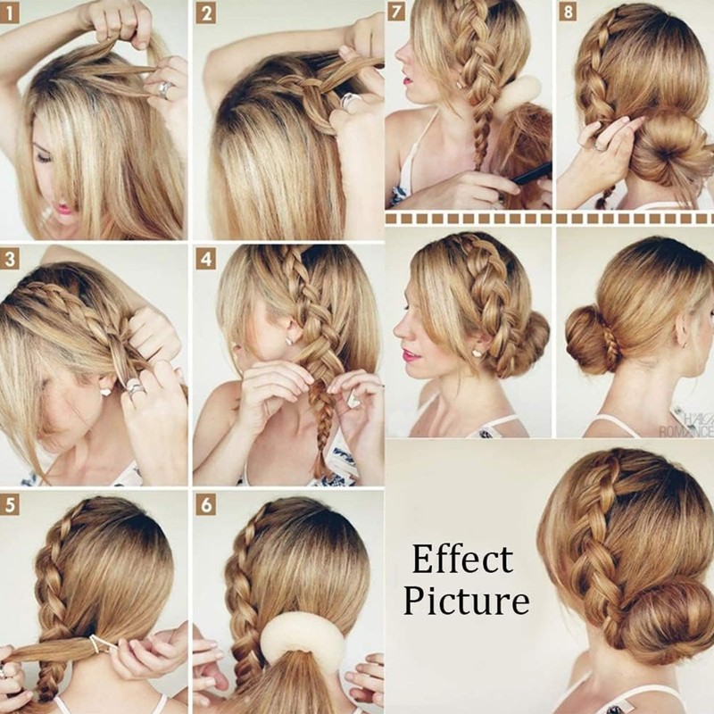 JYTDBCS Hair Donut Bun Maker, Ring Style Bun, Bun Rings