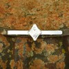 William Sturt Fine Pewter Thistle Tie Clip, Thistle Tie Slide,