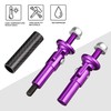 TOMALL 2 Pcs 45mm Car Adjustable Front/Rear Bumper Lip Splitter