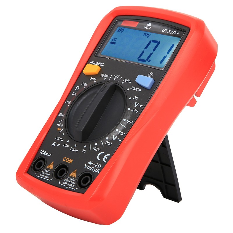 UT33dMultimeter Portable Plastic Large Screen Digital Ammeter Electrician Tools Dc