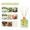 L'odeur Vill Reed Diffuser Set/Jasmine & Lily/3.38 fl.oz（100ML）/1 Pack with