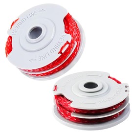 XIJIANG 2Pcs Strimmer Wire FLY021/513937190 Replacement Double Autofeed Spool and Line Compatible with Flymo CONTOUR 500 XT/POWER TRIM 500 XT/MINI TRIM/MULTI TRIM