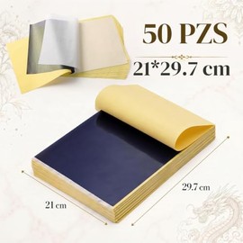50 Hojas Papel Hectografico Tattoo,Papel Transfer Térmico para Tatuaje