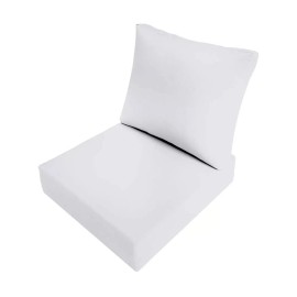 Unbranded |SLIPCOVER ONLY| Outdoor Knife Edge Deep Seat Backrest Pillow Cover Medium AD105