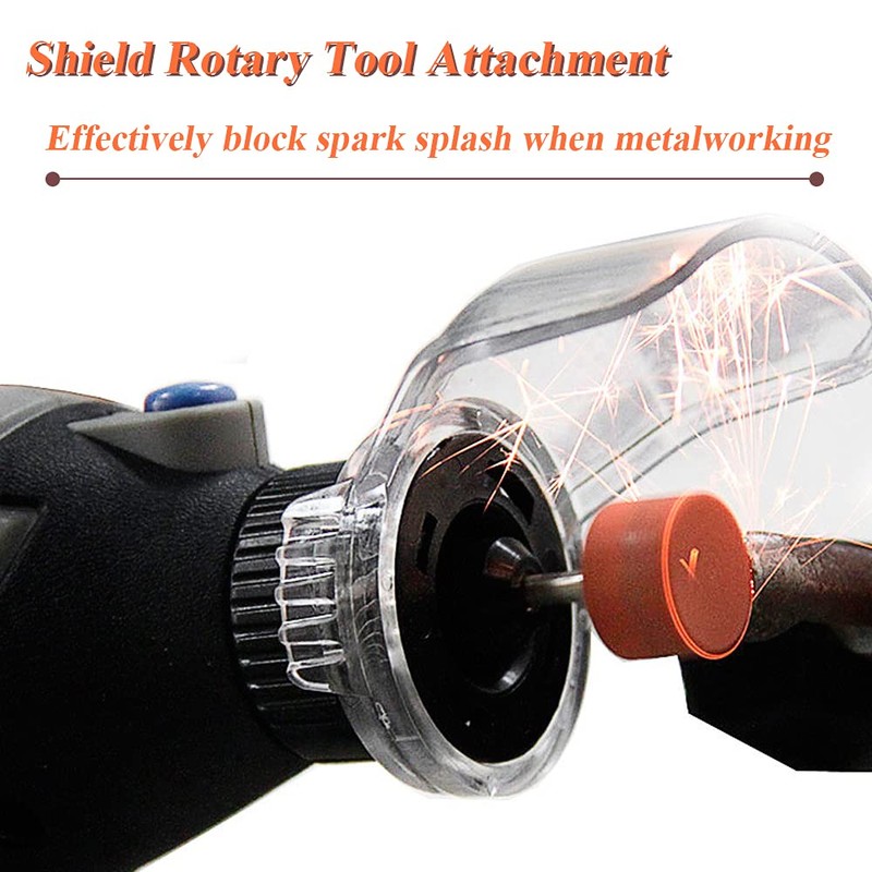 Bestgle 4 Pcs Rotary Tool Shield Attachment Safety Protective Cover