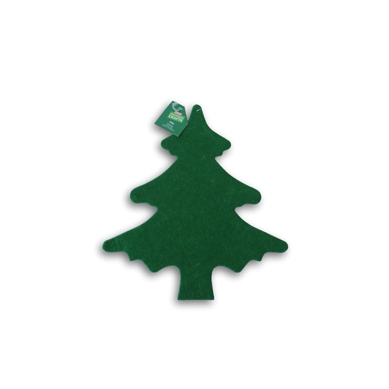 Large Christmas Tree Cutouts for Holiday Kids Crafts - Felt
