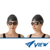 View V2000SA CBK Swimming Goggles, Made in Japan, Outdoor Triathlon,