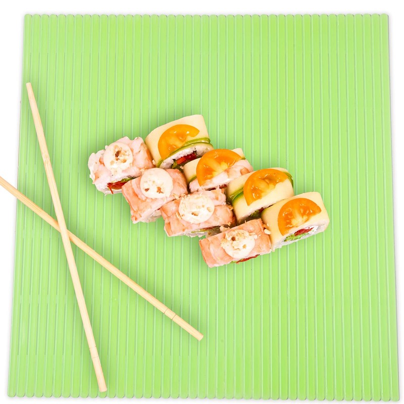 3 Pieces Kitchen Sushi Rolling Mat Non Stick Sushi Making