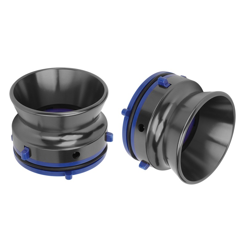 1 Pair NAB Hub Adapters Polished Aluminum Alloy Universal Loading