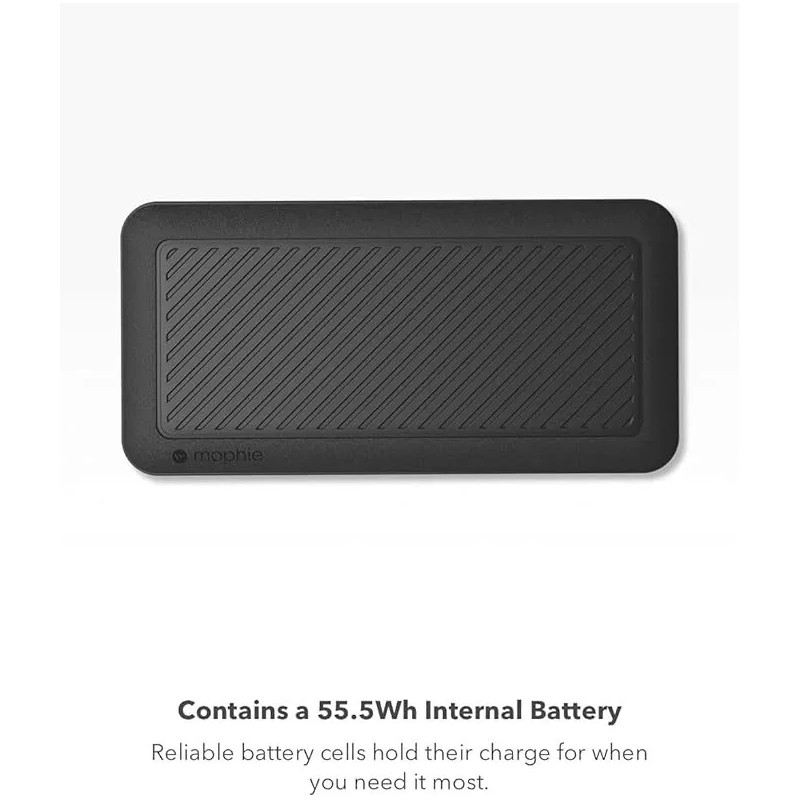 Mophie (BLUSH) Powerstation Go Air with Compressor, (2) USB-A Ports